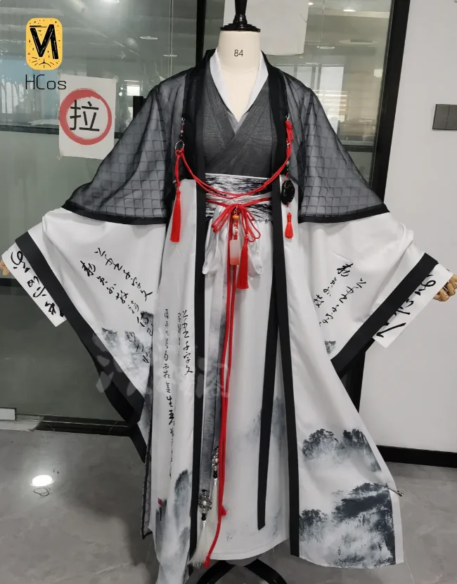 Handmade Cos Outfit: Yanyun Sixteen Sounds Wenjin Pavilion Sect Uniform Cosplay Full Set Ancient Chinese Scholar Hanfu HCos
Handmade Cos Outfit: Yanyun Sixteen Sounds Wenjin Pavilion Sect Uniform Cosplay Full Set Ancient Chinese Scholar Hanfu HCos
