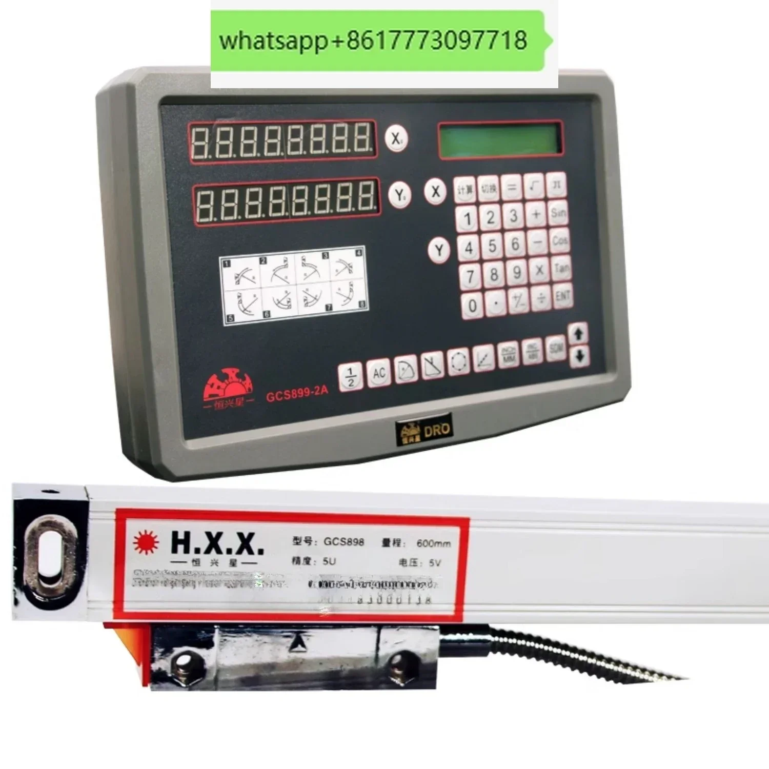 Решетка GCS898 GCS899-2/3A Измеритель цифрового дисплея H X. X. Фрезерный станок, шлифовальный станок с электронной линейкой
Решетка GCS898 GCS899-2/3A Измеритель цифрового дисплея H X. X. Фрезерный станок, шлифовальный станок с электронной линейкой