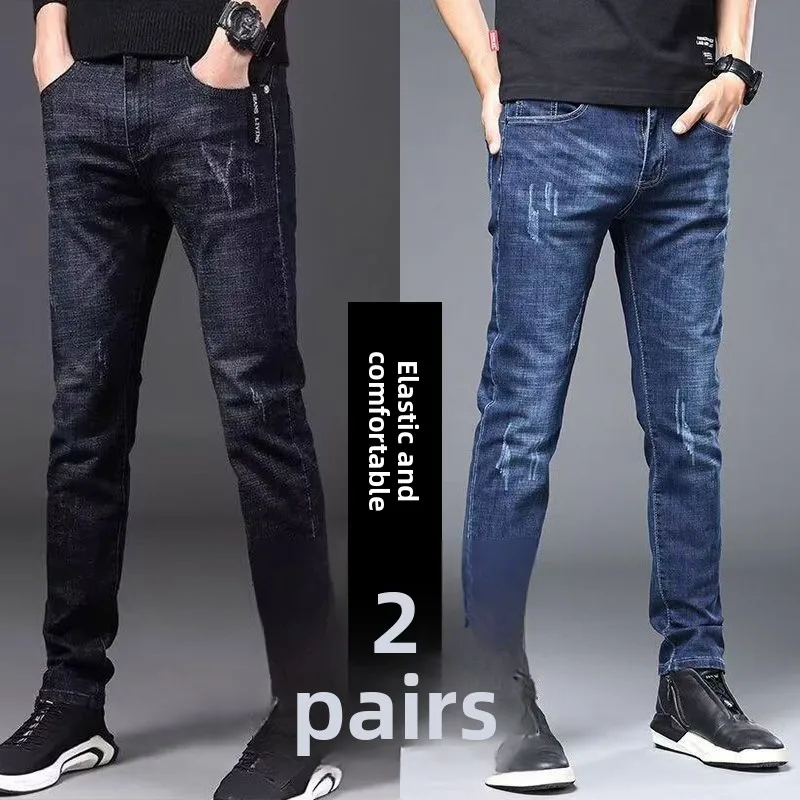 Мужские джинсы приталенного кроя, повседневные, осенне-зимние, эластичные, прямые, длинные брюки, модные, брендовые, удобные, стрейчевые.
Мужские джинсы приталенного кроя, повседневные, осенне-зимние, эластичные, прямые, длинные брюки, модные, брендовые, удобные, стрейчевые.