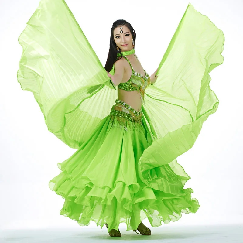 Stage Performance Props Dance Accessories 360 Degrees Wings with Sticks Non-slit Belly Dance Isis Wings Soft Silk Like Fabric
Stage Performance Props Dance Accessories 360 Degrees Wings with Sticks Non-slit Belly Dance Isis Wings Soft Silk Like Fabric