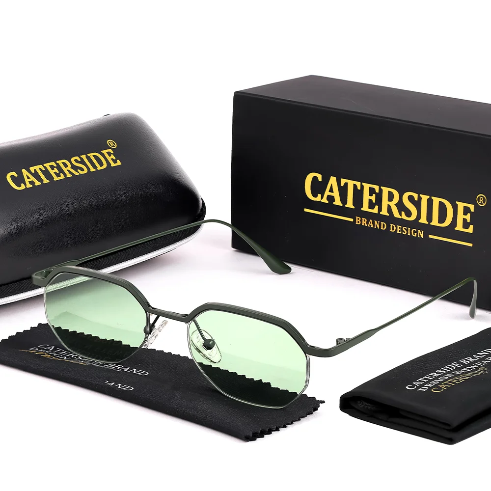 Солнцезащитные очки CATERE в ретро-стиле с маленькой оправой, полигональные линзы, для мужчин и женщин, для активного отдыха, путешествий, вечеринок, летний стиль
Солнцезащитные очки CATERE в ретро-стиле с маленькой оправой, полигональные линзы, для мужчин и женщин, для активного отдыха, путешествий, вечеринок, летний стиль