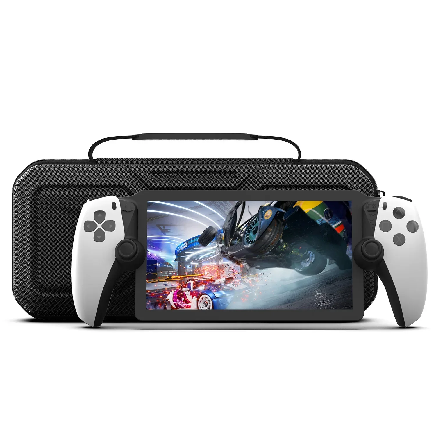 PG-P5P13 Hard Shell Portable Travel Carry Handbag Full Protective Case Accessories for PlayStation Portal Remote Player-Black
PG-P5P13 Hard Shell Portable Travel Carry Handbag Full Protective Case Accessories for PlayStation Portal Remote Player-Black