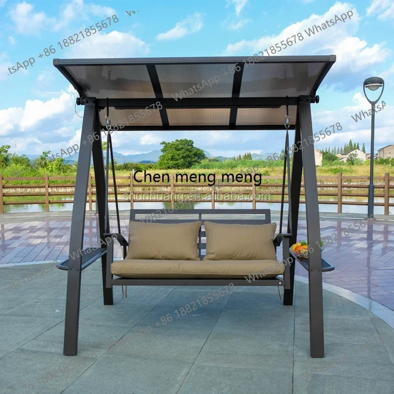 D150Double Swing Chair Metal Frame Outdoor Garden Furniture With Canopy New Design
D150Double Swing Chair Metal Frame Outdoor Garden Furniture With Canopy New Design
