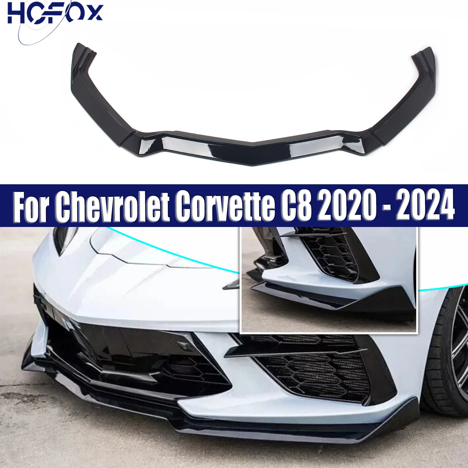Car Front Bumper Lip Spoiler Protector Bumper Splitter Skirt Body Kit For Chevrolet Corvette C8 2020 - 2024
Car Front Bumper Lip Spoiler Protector Bumper Splitter Skirt Body Kit For Chevrolet Corvette C8 2020 - 2024