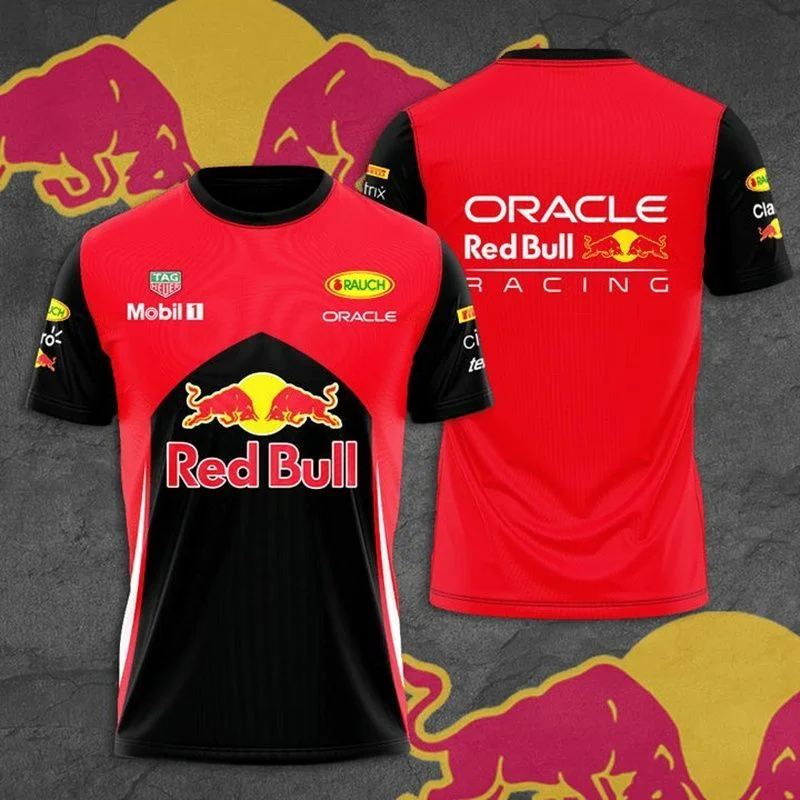 Summer Latest Red Bull Men's T-shirt Outdoor Extreme Sports Tops Luxury Brand Red Bull Print Jogging Sports Cycling Clothing
Summer Latest Red Bull Men's T-shirt Outdoor Extreme Sports Tops Luxury Brand Red Bull Print Jogging Sports Cycling Clothing