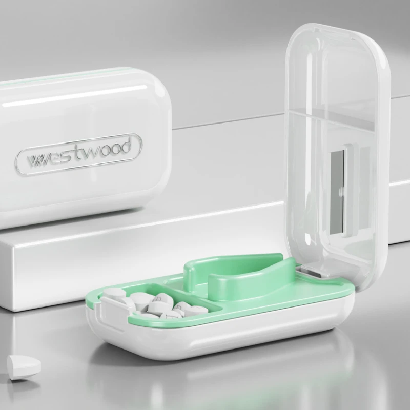 Medicine Cutter Medicine Dispenser Household Tablets One and Two Cutting Portable Medicine Box with Cutting Knife
Medicine Cutter Medicine Dispenser Household Tablets One and Two Cutting Portable Medicine Box with Cutting Knife