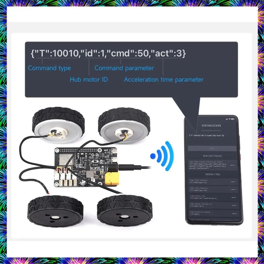 Плата драйвера серводвигателя с прямым приводом ZIZI, встроенная ESP32 и схема управления, поддержка Wi-Fi 2,4G
Плата драйвера серводвигателя с прямым приводом ZIZI, встроенная ESP32 и схема управления, поддержка Wi-Fi 2,4G