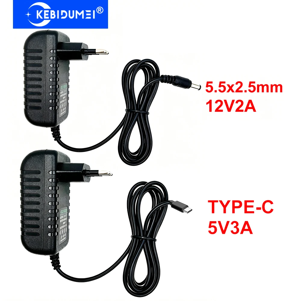 KEBIDUMEI Universal Power Adapter AC 110-240V DC 12V 2A EU Wall Plug 5.5x2.5mm Supply Charger Adaptor for CCTV Camera LED Router
KEBIDUMEI Universal Power Adapter AC 110-240V DC 12V 2A EU Wall Plug 5.5x2.5mm Supply Charger Adaptor for CCTV Camera LED Router