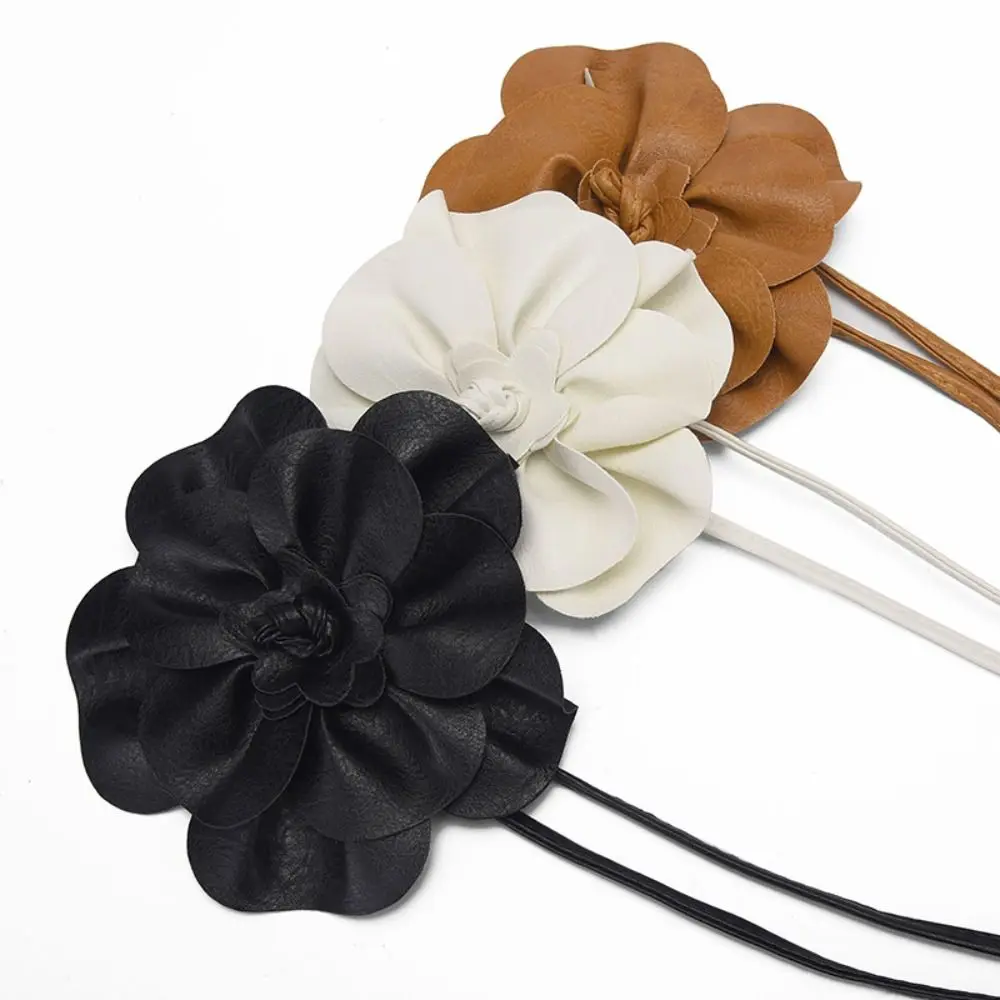 Thin Rope Vintage PU Leather Flower Waist Chain Large Floral Bohemian Waistband Tie Rope Boho Leather Rope Belt Pants
Thin Rope Vintage PU Leather Flower Waist Chain Large Floral Bohemian Waistband Tie Rope Boho Leather Rope Belt Pants