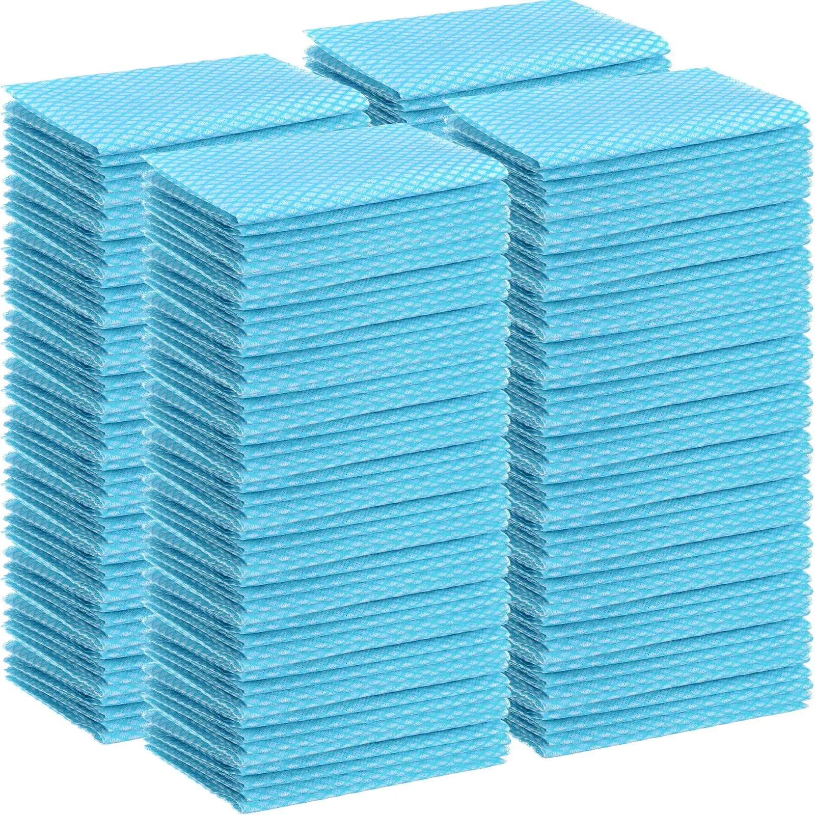 400 Pcs Blue Superfine Fiber Reusable Cleaning Wipes For Kitchen Home Multi Purpose
400 Pcs Blue Superfine Fiber Reusable Cleaning Wipes For Kitchen Home Multi Purpose