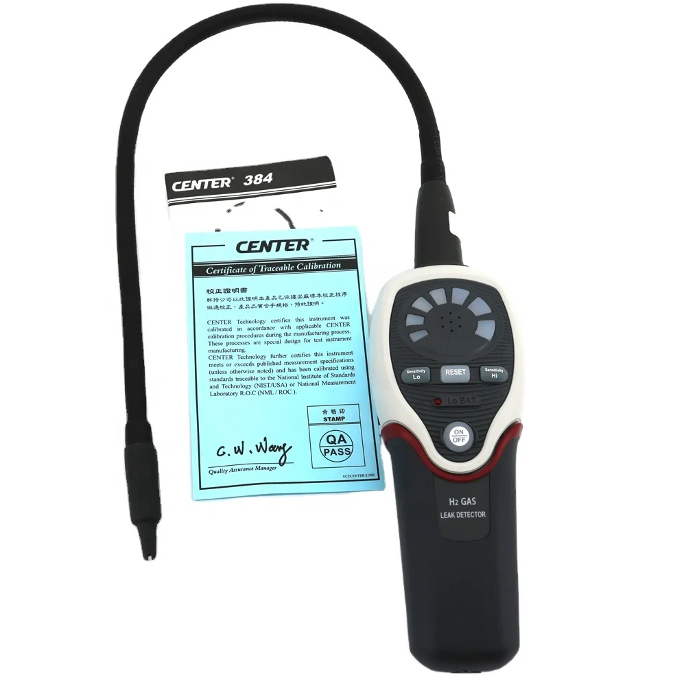 CENTER-384 Digital Track Gas Leak Detector 5% Hydrogen (H2) + 95% Nitrogen (N) Refrigeration Detector
CENTER-384 Digital Track Gas Leak Detector 5% Hydrogen (H2) + 95% Nitrogen (N) Refrigeration Detector