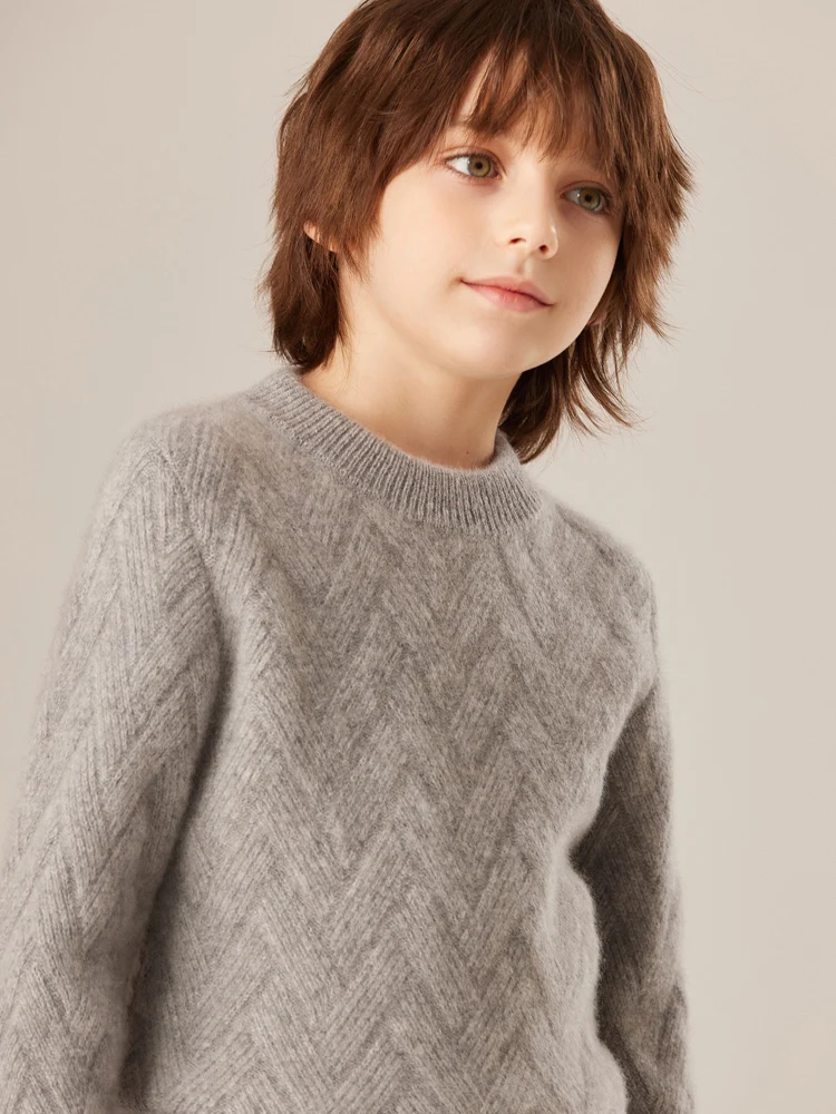 ADDONEE Autumn Winter Children's 100% Cashmere Sweater Mock Neck Thickness Warm Pullover Basic Cashmere Knitwear Kids Clothes
ADDONEE Autumn Winter Children's 100% Cashmere Sweater Mock Neck Thickness Warm Pullover Basic Cashmere Knitwear Kids Clothes