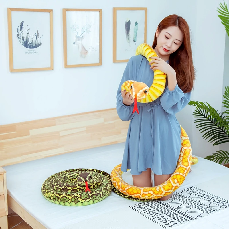 Realistic Snake Plush Toy Cute Stuffed Animal Dancing Prop Birthday Party Gift Soft Pillow For Kids Adults Home Decoration
Realistic Snake Plush Toy Cute Stuffed Animal Dancing Prop Birthday Party Gift Soft Pillow For Kids Adults Home Decoration