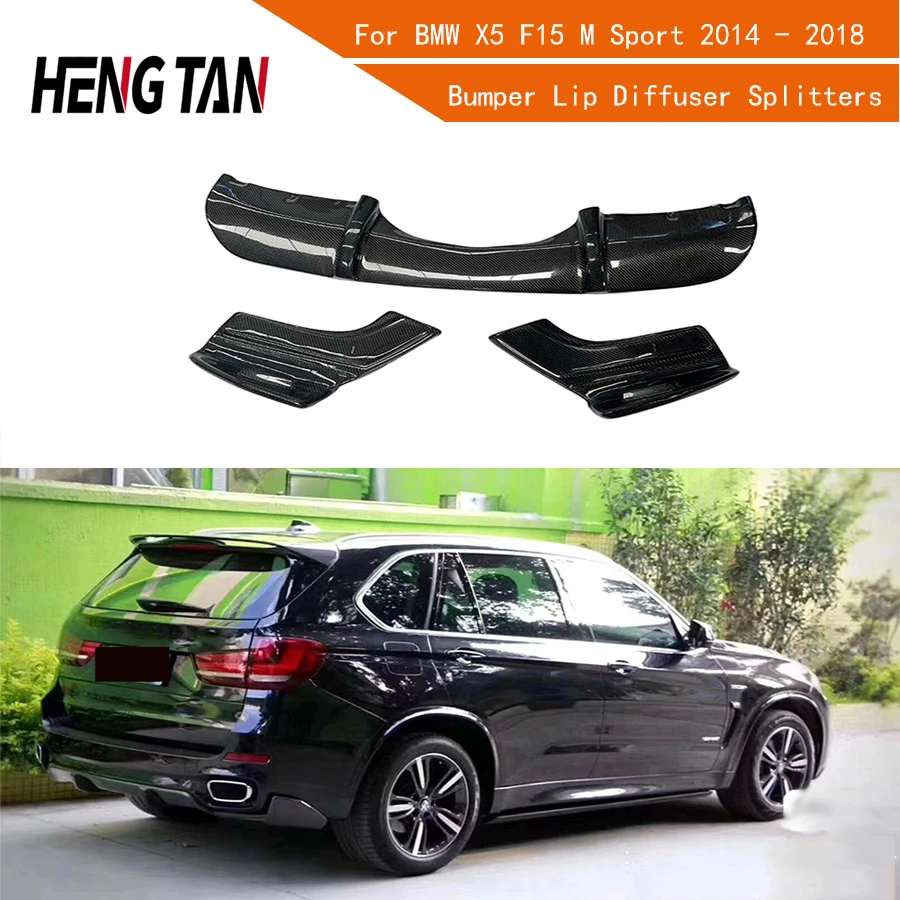 For BMW X5 F15 2014 -2018 Carbon Fiber Car Rear Bumper Lip Diffuser Spoiler Parts Upgrade Body kit Car Accessories
For BMW X5 F15 2014 -2018 Carbon Fiber Car Rear Bumper Lip Diffuser Spoiler Parts Upgrade Body kit Car Accessories
