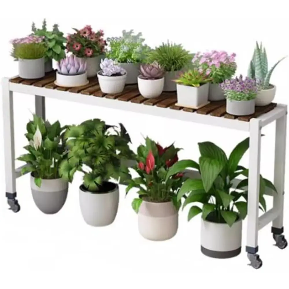 Переносная подставка для растений на колесиках для использования в помещении и на улице, идеально подходит для балкона или гостиной, 120x26x35 см
Переносная подставка для растений на колесиках для использования в помещении и на улице, идеально подходит для балкона или гостиной, 120x26x35 см