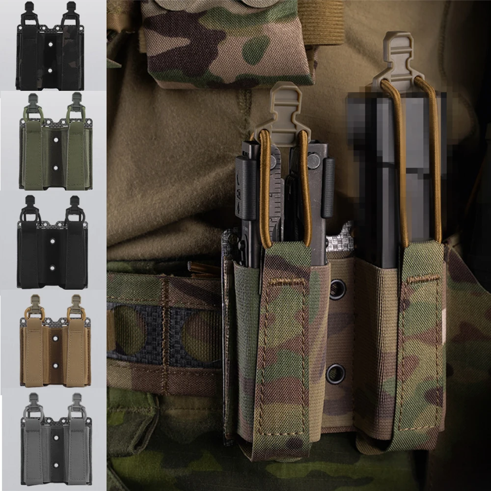 9MM Dual Magazine Pouch, MOLLE Tactical Waist Bag, Shooting and Hunting Magazine Carrying Bag, Used for Combat Simulation CS
9MM Dual Magazine Pouch, MOLLE Tactical Waist Bag, Shooting and Hunting Magazine Carrying Bag, Used for Combat Simulation CS