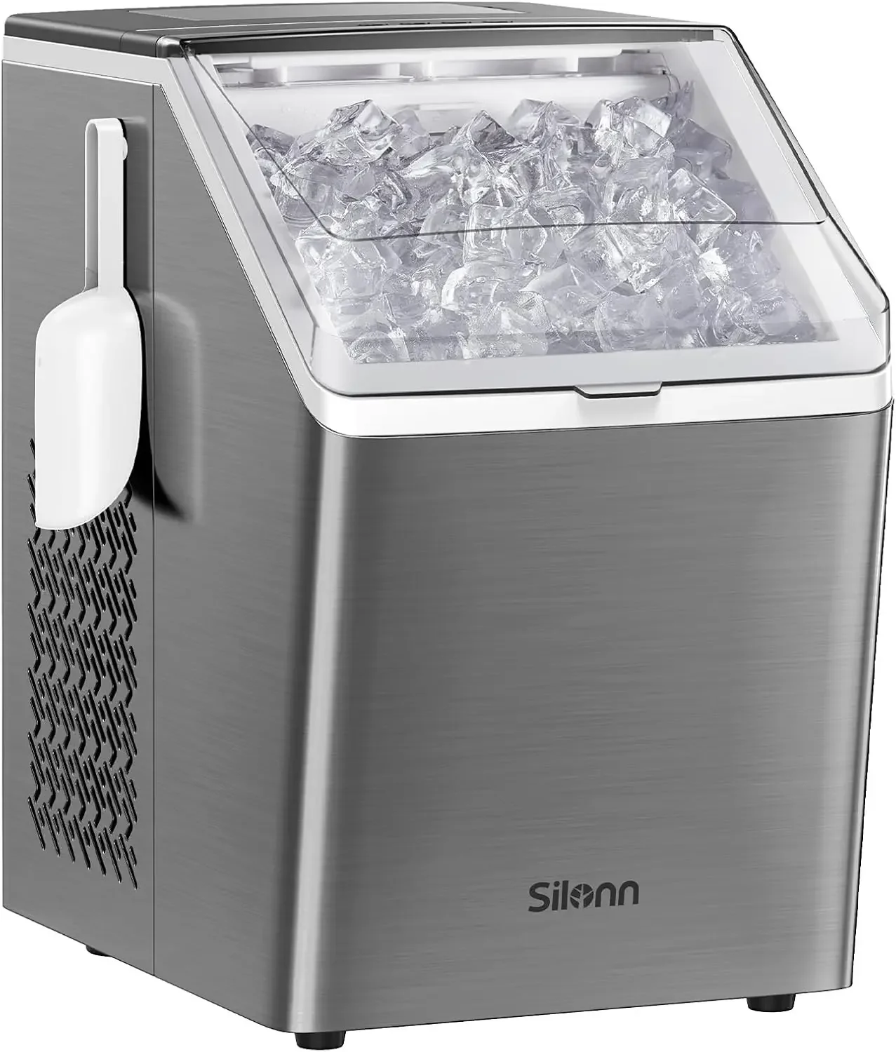 Ice Makers Countertop 44lbs Per Day 2 Ways to Add Water Auto Self Cleaning Stainless Steel Ice Machine for Home Office Bar Party
Ice Makers Countertop 44lbs Per Day 2 Ways to Add Water Auto Self Cleaning Stainless Steel Ice Machine for Home Office Bar Party