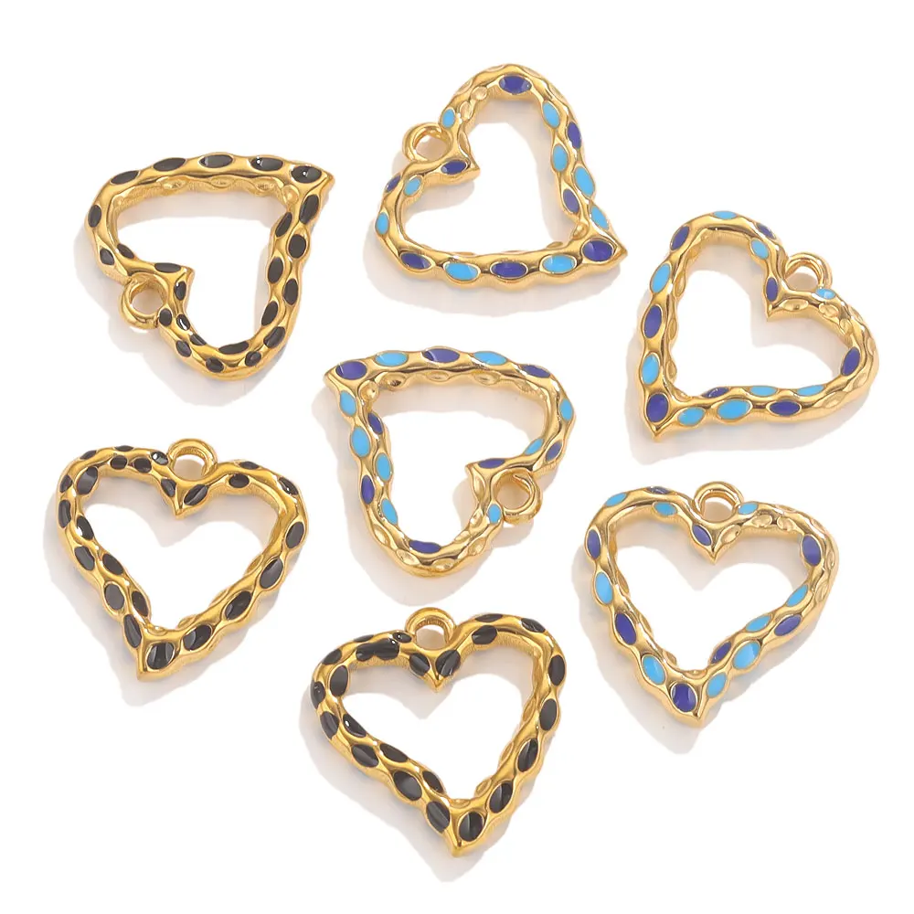 5pcs Bohemia Stainless Steel Hollow Hearts Charms Pendants For DIY Necklace Bracelet Earrings Jewelry Marking Supplies Parts
5pcs Bohemia Stainless Steel Hollow Hearts Charms Pendants For DIY Necklace Bracelet Earrings Jewelry Marking Supplies Parts