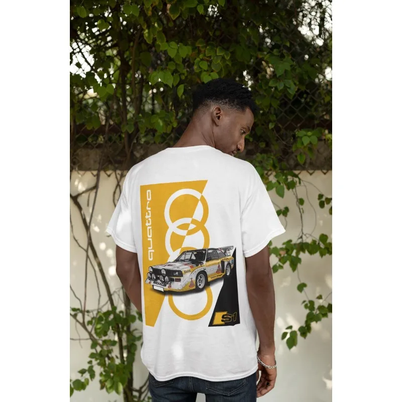 T-shirt S1 Group B Rally Car Unisex Car Gift AUDI Driver Shirt Short Sleeves Summer Casual Fashion Pure Cotton Short Sleeves
T-shirt S1 Group B Rally Car Unisex Car Gift AUDI Driver Shirt Short Sleeves Summer Casual Fashion Pure Cotton Short Sleeves