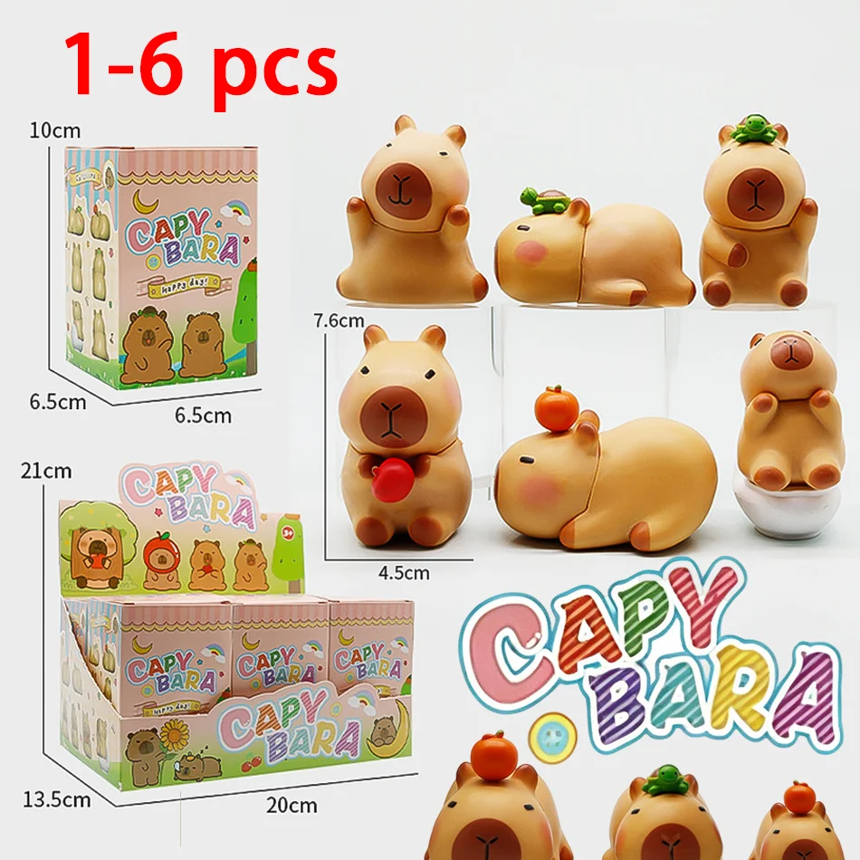1-6pcs capybara blind box Model Figure 1-6pcs capybara sleep Series Interior desktop decoration Position Toys Gift for sfriends
1-6pcs capybara blind box Model Figure 1-6pcs capybara sleep Series Interior desktop decoration Position Toys Gift for sfriends