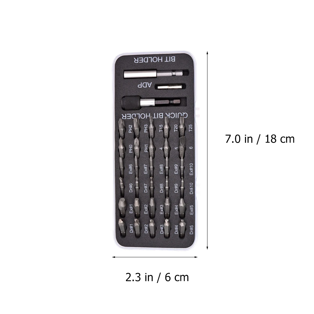33pc Damaged Screw Extractor Kit Counter Drill Bits PH0 3 25 High Speed Steel Reusable Portable Box Packing
33pc Damaged Screw Extractor Kit Counter Drill Bits PH0 3 25 High Speed Steel Reusable Portable Box Packing