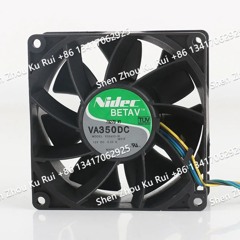 V35453-57 Nidec 5V 24V 48V DC12V 0.55A AC EC 9038 90X90X38MM 9CM CPU case Power Supply Double Ball Bearing Four-wire Cooling fan
V35453-57 Nidec 5V 24V 48V DC12V 0.55A AC EC 9038 90X90X38MM 9CM CPU case Power Supply Double Ball Bearing Four-wire Cooling fan