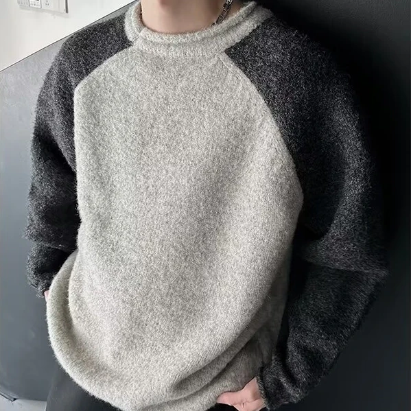 Осенне-зимний мужской вязаный свитер большого размера (до 300 фунтов), с круглым вырезом, в стиле Color Block, винтажный, в расслабленном стиле, вязаное пальто для подростков
Осенне-зимний мужской вязаный свитер большого размера (до 300 фунтов), с круглым вырезом, в стиле Color Block, винтажный, в расслабленном стиле, вязаное пальто для подростков