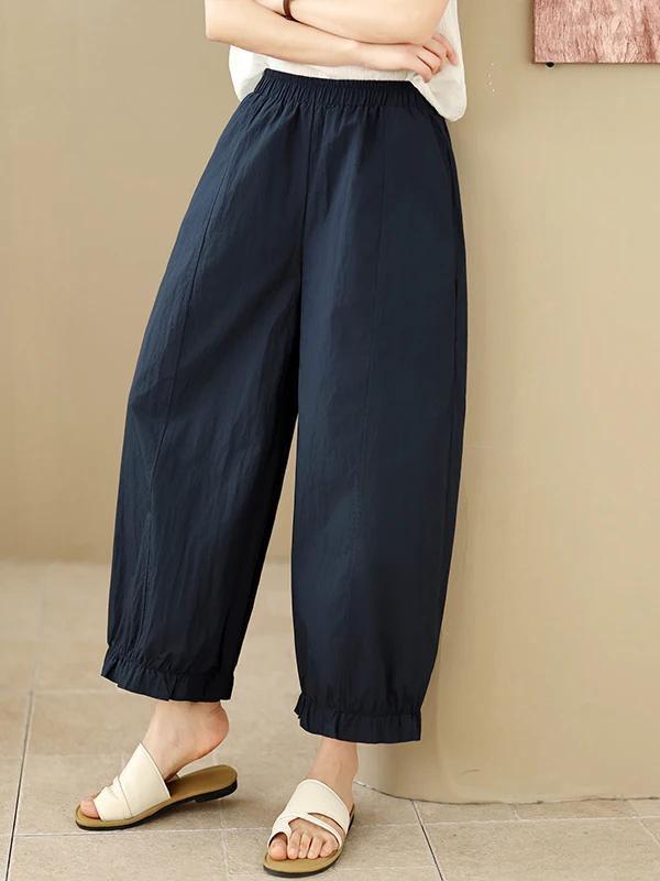 Cotton Lace Hem Wide Leg Casual Pants Women's Summer Elastic Waist plus Size Slimming Nine Point Loose Fit Comfortable Breath...
Cotton Lace Hem Wide Leg Casual Pants Women's Summer Elastic Waist plus Size Slimming Nine Point Loose Fit Comfortable Breath...