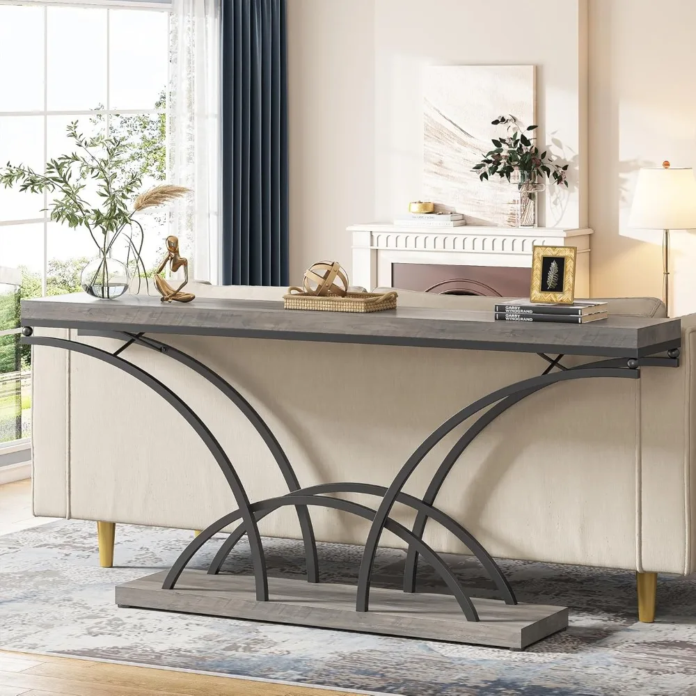 70.9-Inch Narrow Sofa Table, Extra Long Console Tables for Entryway, TV Console Behind Couch Table with Stylish Metal Frame for
70.9-Inch Narrow Sofa Table, Extra Long Console Tables for Entryway, TV Console Behind Couch Table with Stylish Metal Frame for