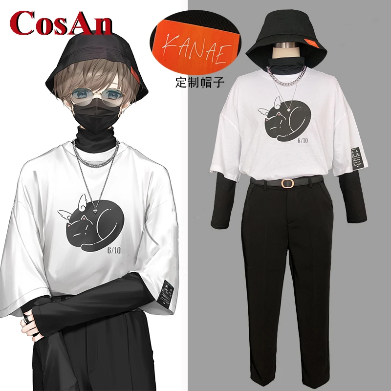 CosAn аниме Vtuber Knkn Kanae косплей костюм красивая повседневная одежда Униформа
CosAn аниме Vtuber Knkn Kanae косплей костюм красивая повседневная одежда Униформа
