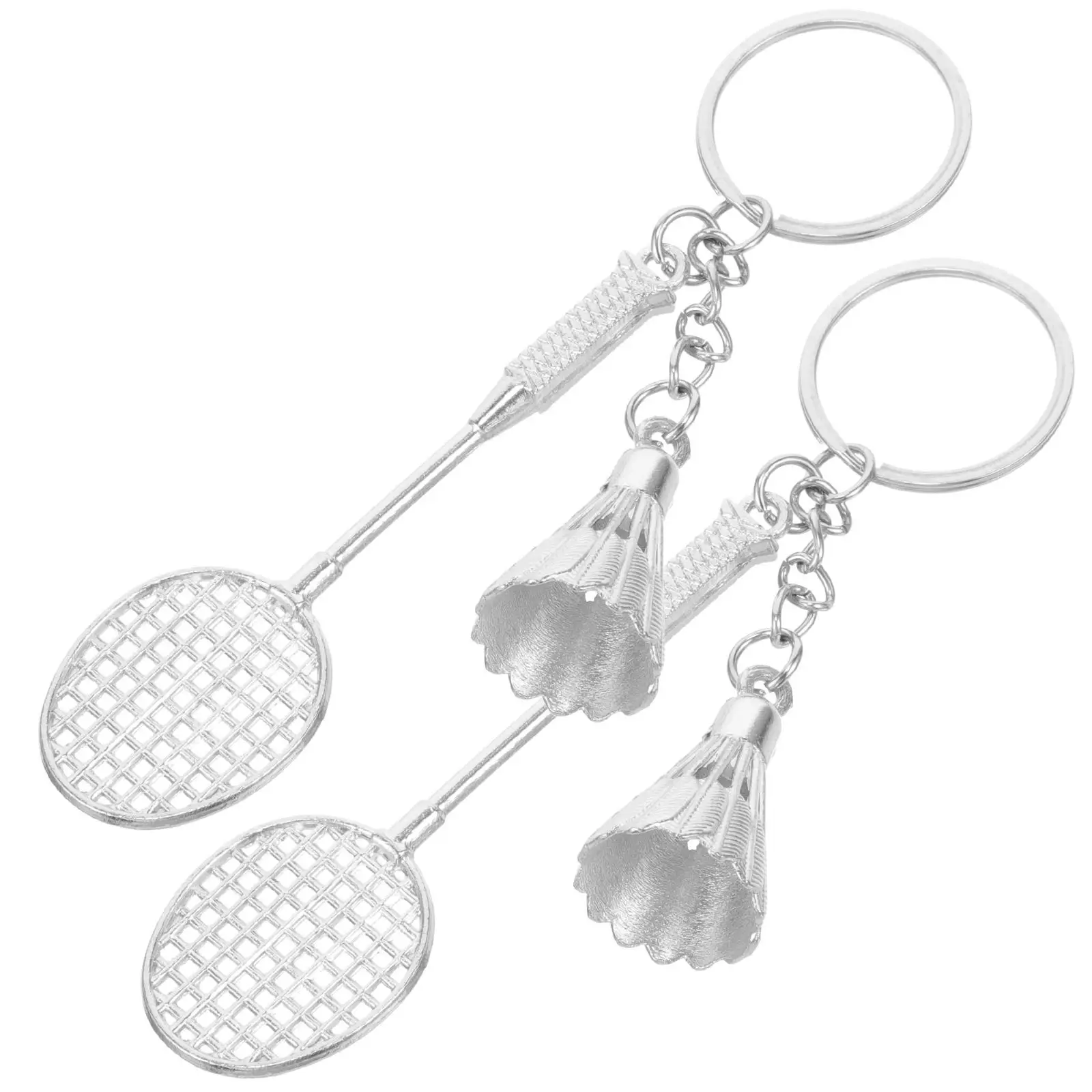 2 Pcs Badminton Keychain Sports Keychains Racket Ring Pendant Accessories Metal Ball Jewelry
2 Pcs Badminton Keychain Sports Keychains Racket Ring Pendant Accessories Metal Ball Jewelry