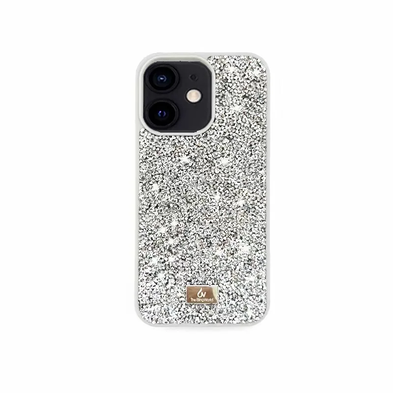 Suitable for iPhone, full-diamond silicone burst-flash rhinestone protective case.
Suitable for iPhone, full-diamond silicone burst-flash rhinestone protective case.