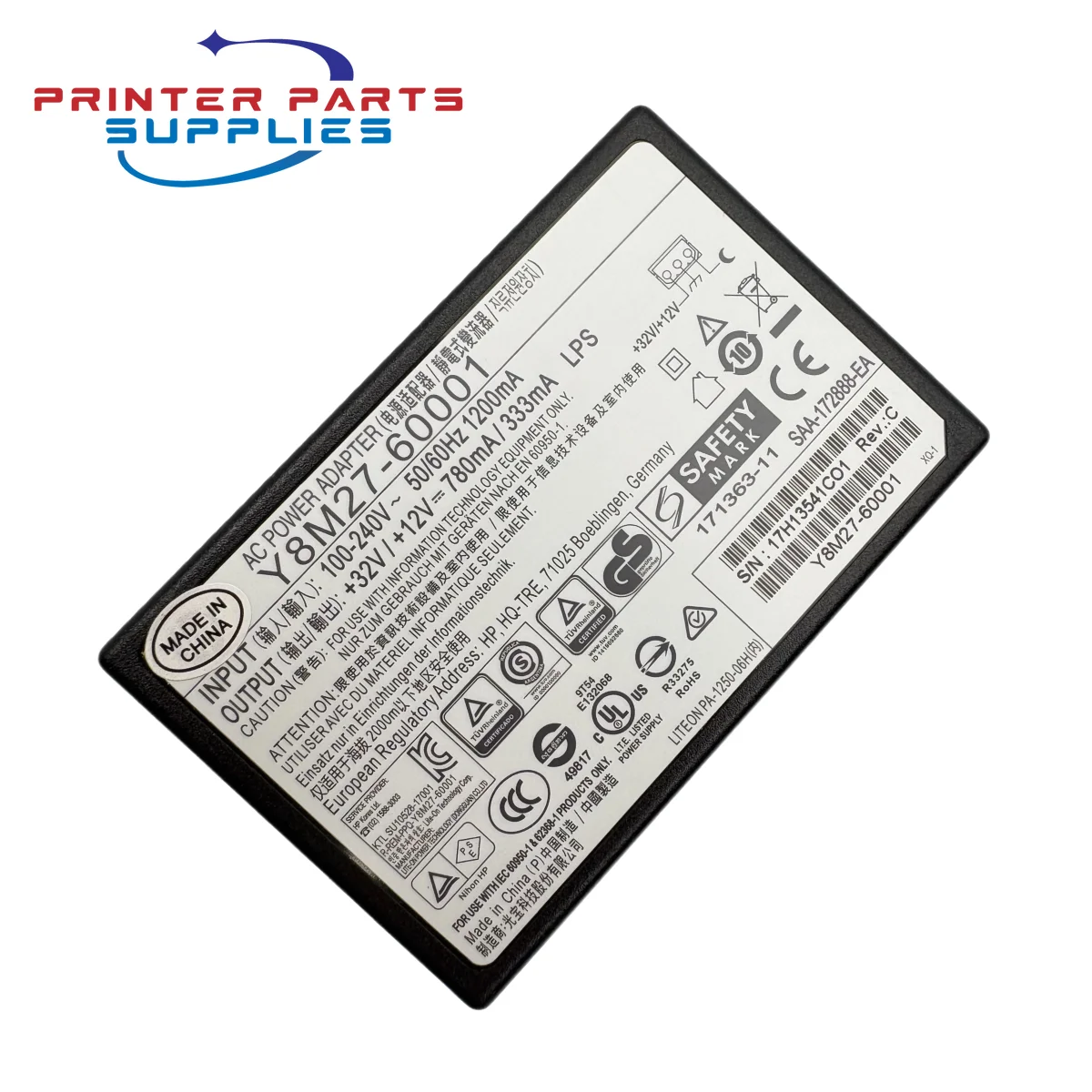 1 шт. Y8M27-60001 оригинальный адаптер переменного тока для HP Officejet Pro 9010 9012 9013 9014 9015 9016 9018 9019
1 шт. Y8M27-60001 оригинальный адаптер переменного тока для HP Officejet Pro 9010 9012 9013 9014 9015 9016 9018 9019