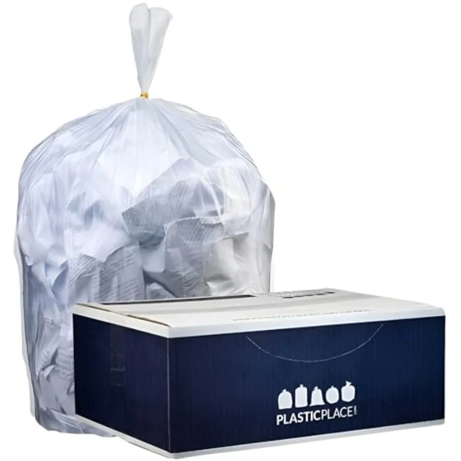 4 Gallon Trash Bags │ 6 Microns │ Clear Garbage Can High Density Liners │ 17" x 18
4 Gallon Trash Bags │ 6 Microns │ Clear Garbage Can High Density Liners │ 17" x 18