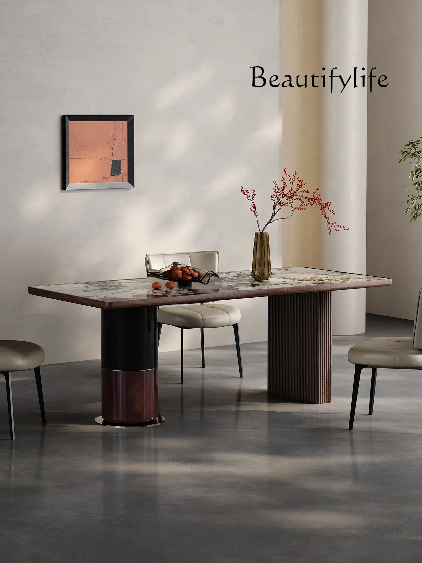 BX Italian Minimalist Rock Slab New Dining Table Light Luxury High Sense Modern Simple Living Room Home Designer Dining Table
BX Italian Minimalist Rock Slab New Dining Table Light Luxury High Sense Modern Simple Living Room Home Designer Dining Table
