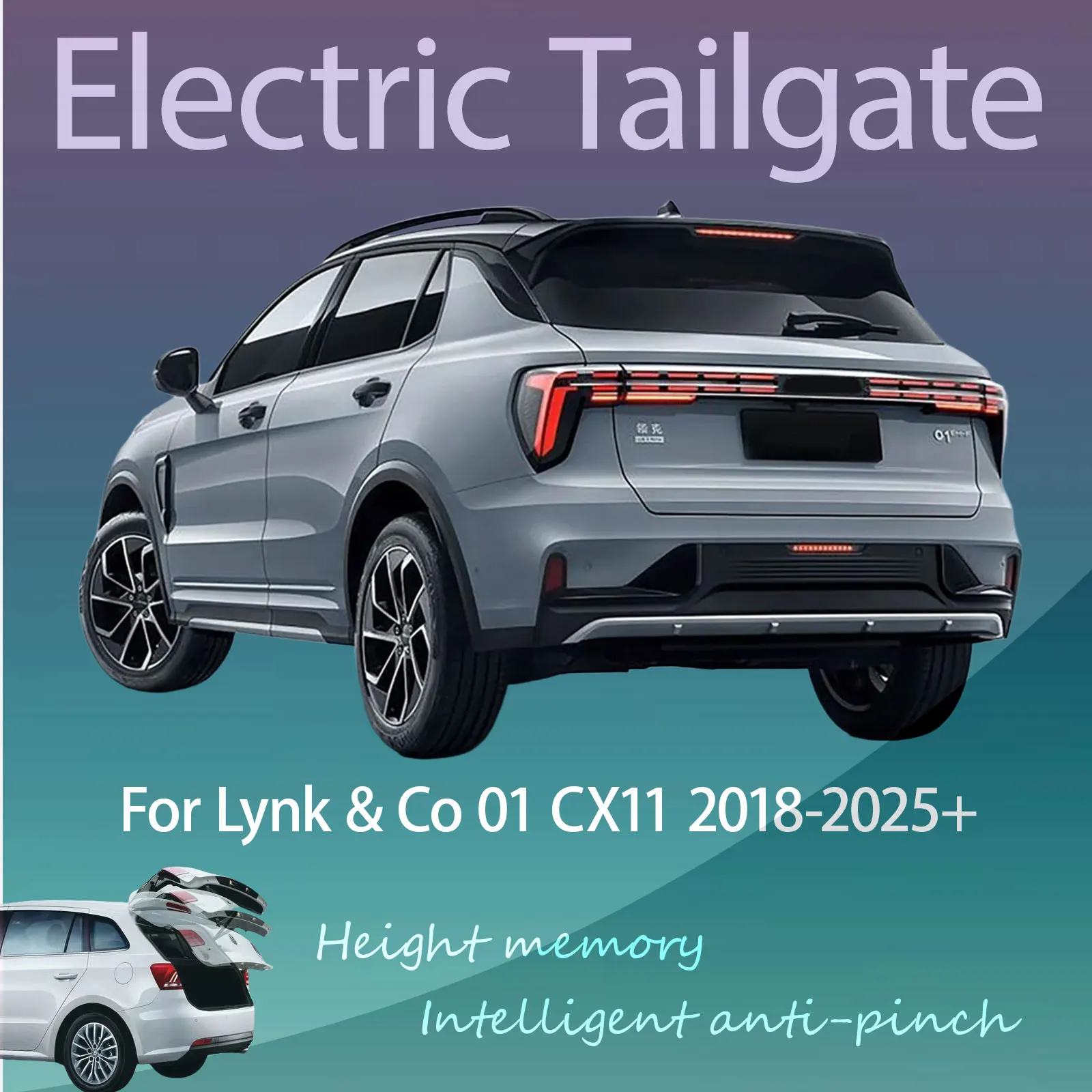 For Lynk & Co 01 CX11 2018-2025+ Electric Tailgate with Sensor Trunk Anti-pinch Memory Height Intelligent Operation
For Lynk & Co 01 CX11 2018-2025+ Electric Tailgate with Sensor Trunk Anti-pinch Memory Height Intelligent Operation