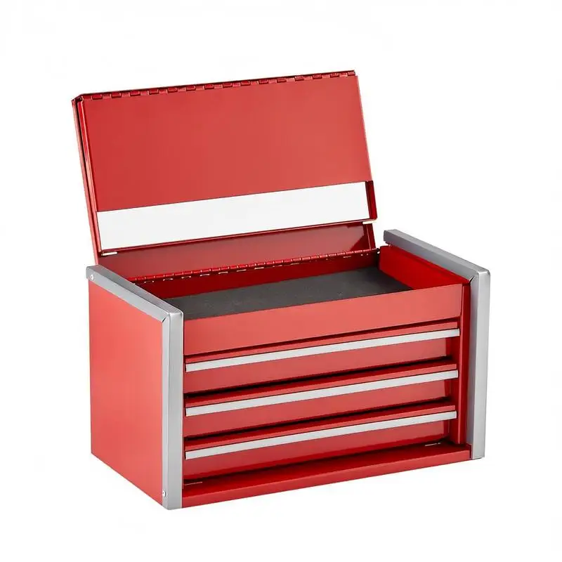 Free Shipping-Metal Tool Box, 8.6-inch, Portable Metal Tool Box with 3 Drawers, Small Tool Chest with EVA Liners and PP Feet Pad
Free Shipping-Metal Tool Box, 8.6-inch, Portable Metal Tool Box with 3 Drawers, Small Tool Chest with EVA Liners and PP Feet Pad
