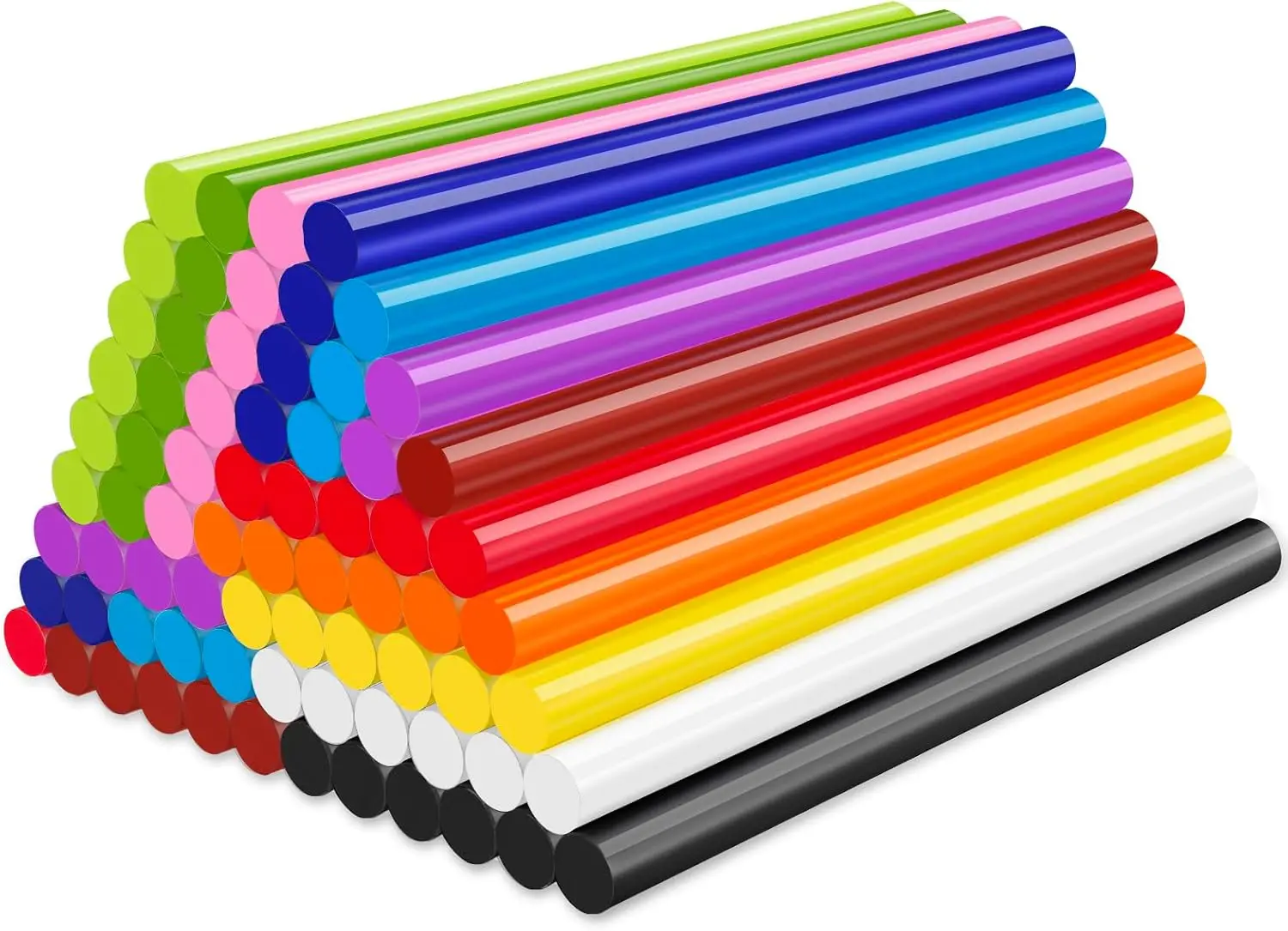 Colored Hot Glue Sticks, 72 PCS 0.27 x 3.93 in Mini Hot Melt Glue Sticks for DIY Art Craft and General Repairs
Colored Hot Glue Sticks, 72 PCS 0.27 x 3.93 in Mini Hot Melt Glue Sticks for DIY Art Craft and General Repairs