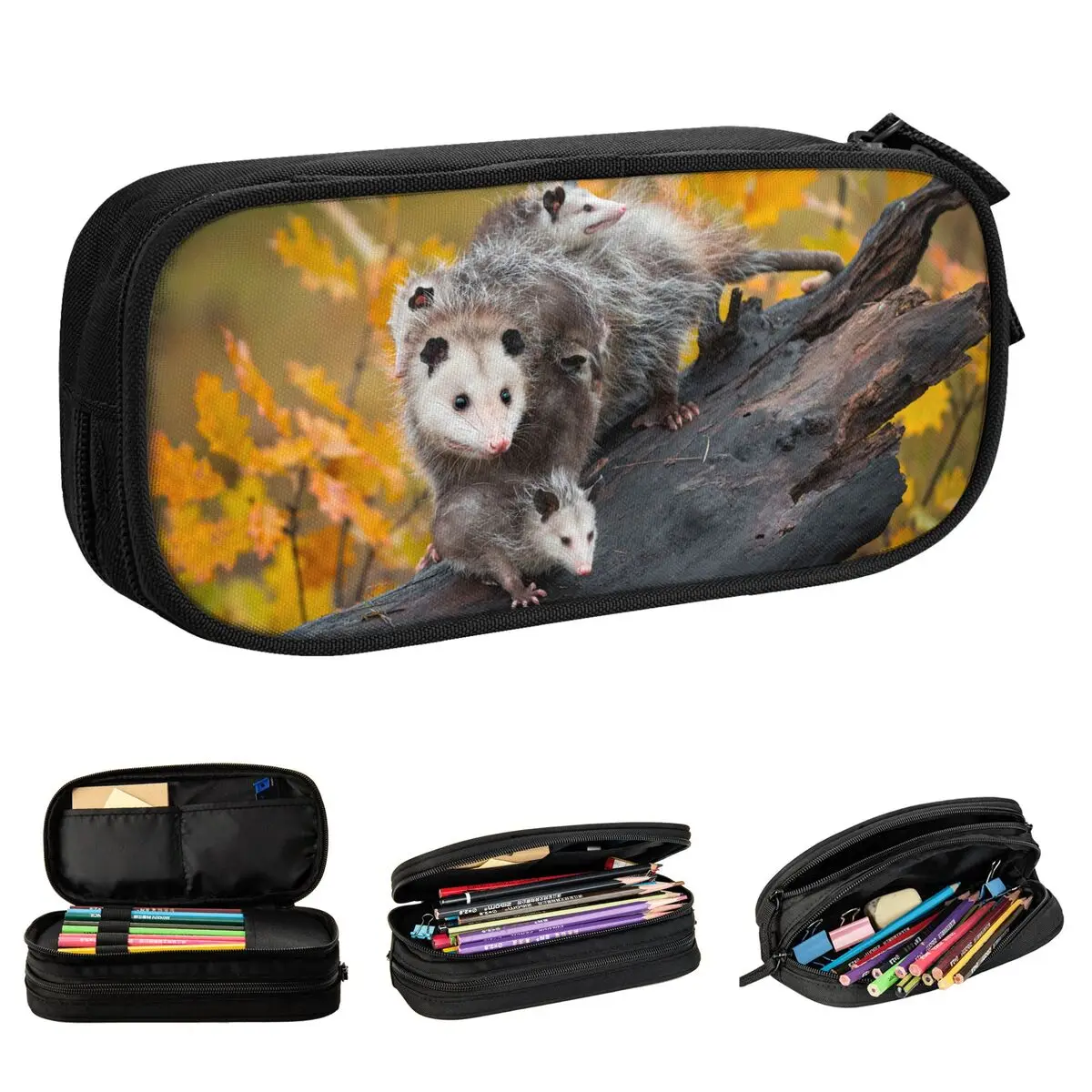 Opossum Family Pencil Cases Cute Possum Animal Pencil Pouch Pen Holder for Student Bag Students School Cosmetic Stationery
Opossum Family Pencil Cases Cute Possum Animal Pencil Pouch Pen Holder for Student Bag Students School Cosmetic Stationery