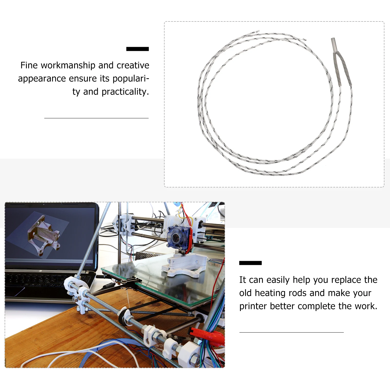 5pcs 24V 50W 3D Heating Rod Single Head Heater 3D Printer Parts Stainless Steel Heating Tube Printer Accessories
5pcs 24V 50W 3D Heating Rod Single Head Heater 3D Printer Parts Stainless Steel Heating Tube Printer Accessories