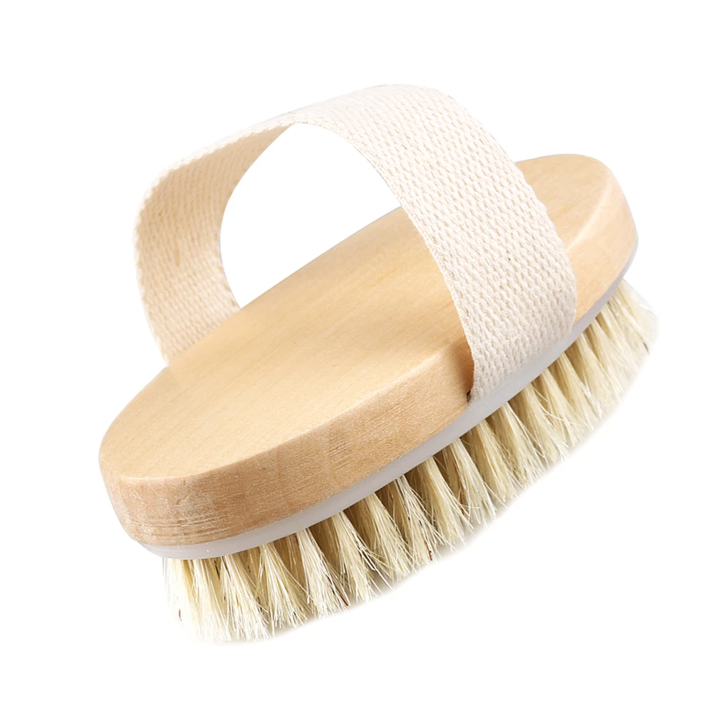 Wooden Bath Brush 12*7Cm Natural Bristle Medium Stiffness Exfoliating Body Scrub For Spa Shower Foot Leg Treatment
Wooden Bath Brush 12*7Cm Natural Bristle Medium Stiffness Exfoliating Body Scrub For Spa Shower Foot Leg Treatment