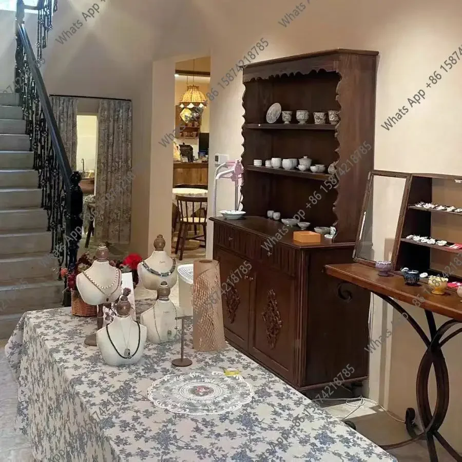 C64 French Retro Solid Wood Dining Side Living Room Against The Wall Storage American Medieval Cafe Dishes Display Wine Cabinet
C64 French Retro Solid Wood Dining Side Living Room Against The Wall Storage American Medieval Cafe Dishes Display Wine Cabinet