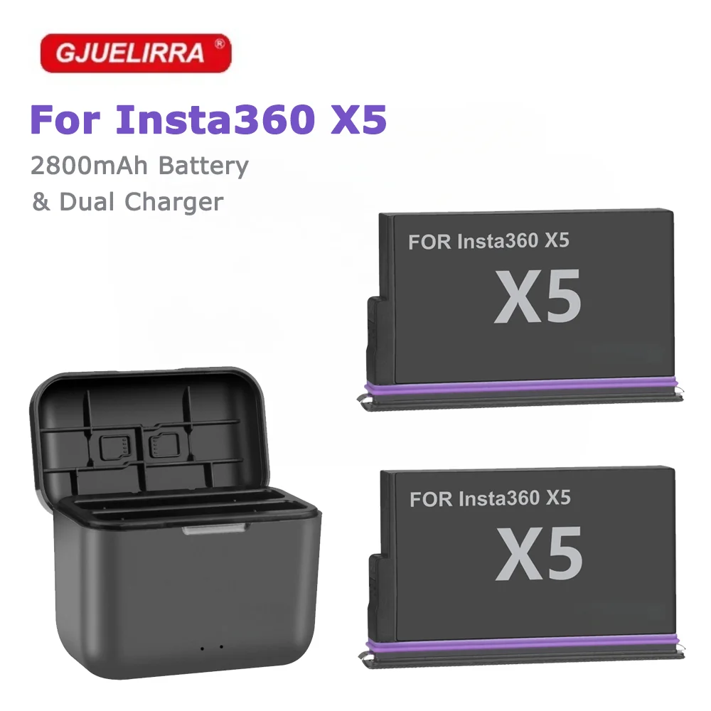 Для аккумулятора Insta360 X5, аккумулятор 2800 мАч и концентратор быстрого зарядного устройства, ящик для хранения аккумуляторов Insta 360 X5, аксессуары для питания
Для аккумулятора Insta360 X5, аккумулятор 2800 мАч и концентратор быстрого зарядного устройства, ящик для хранения аккумуляторов Insta 360 X5, аксессуары для питания