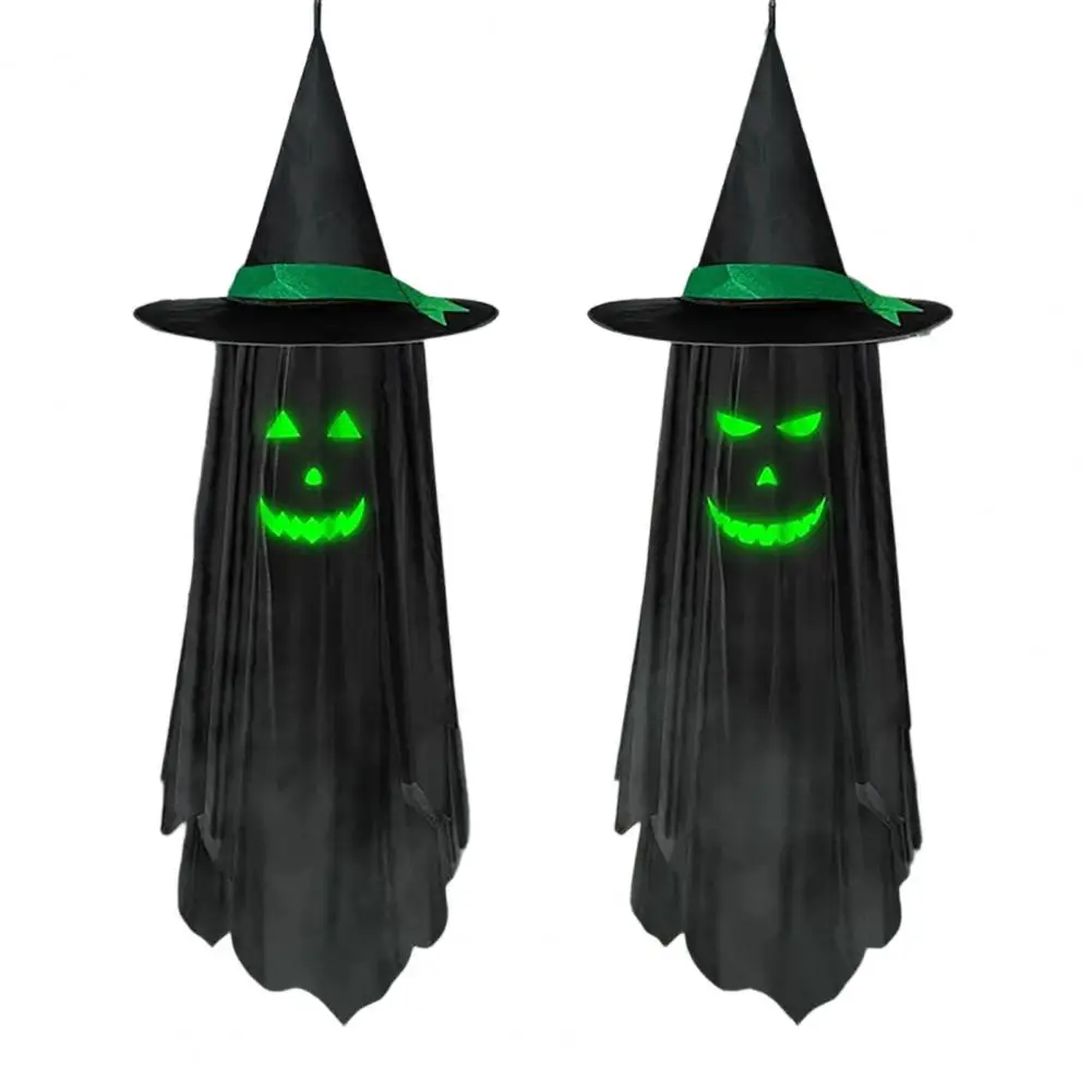 Halloween Hanging Ghosts Outdoor Decoration, Glow in The Dark Ghost Witch Hat Ornament for Garden, Haunted House Decor
Halloween Hanging Ghosts Outdoor Decoration, Glow in The Dark Ghost Witch Hat Ornament for Garden, Haunted House Decor