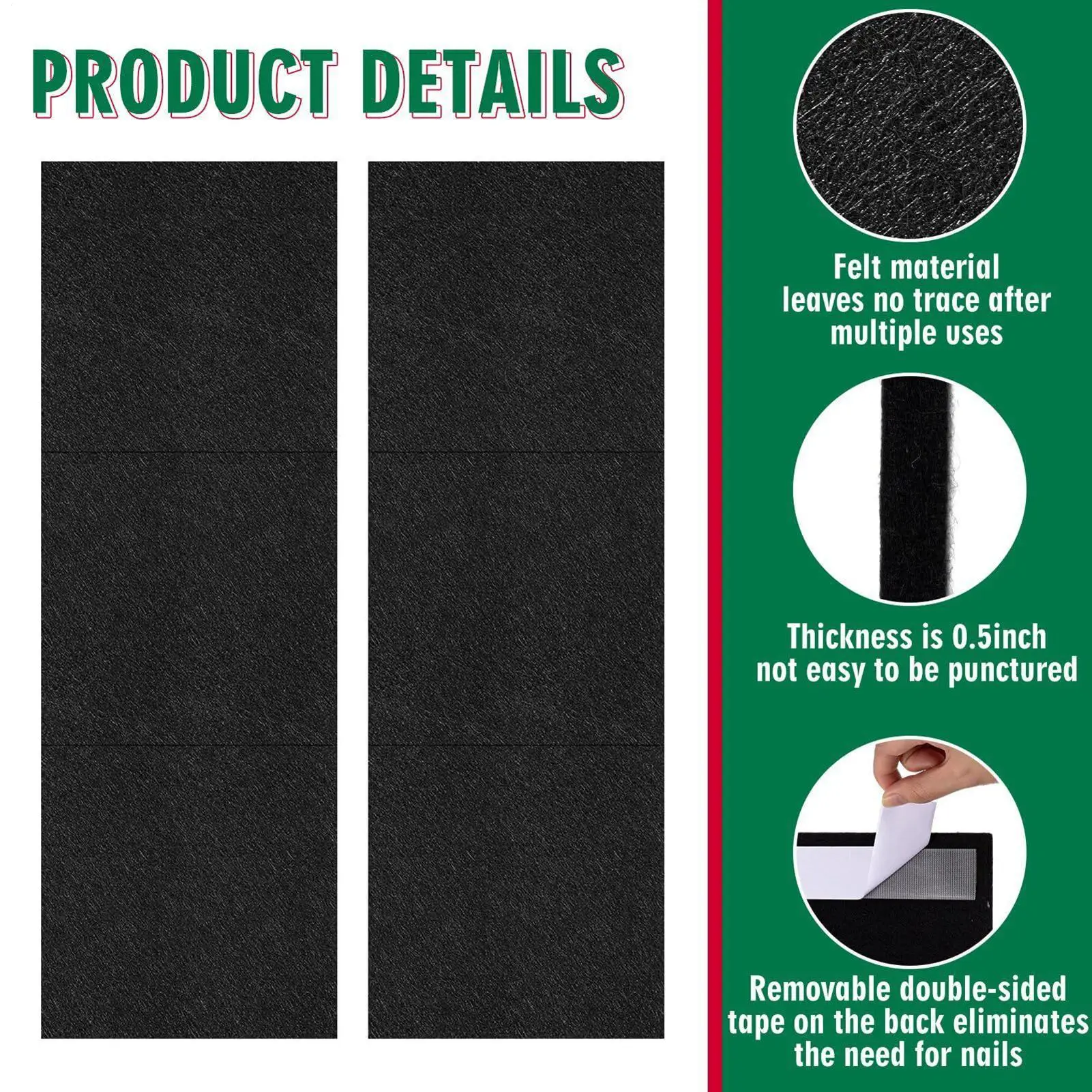 Wall Protector For Dart Board Felt Self-Adhesive Backboard Dart Board Backing Wall Protector For Office Game Bar Basement Garage
Wall Protector For Dart Board Felt Self-Adhesive Backboard Dart Board Backing Wall Protector For Office Game Bar Basement Garage