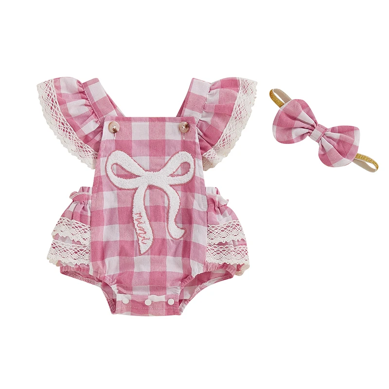 Baby Girl Valentines Day Romper Ruffle Sleeveless Bow Embroidery Lace Trim Backless Boho Bodysuit Summer Clothes
Baby Girl Valentines Day Romper Ruffle Sleeveless Bow Embroidery Lace Trim Backless Boho Bodysuit Summer Clothes