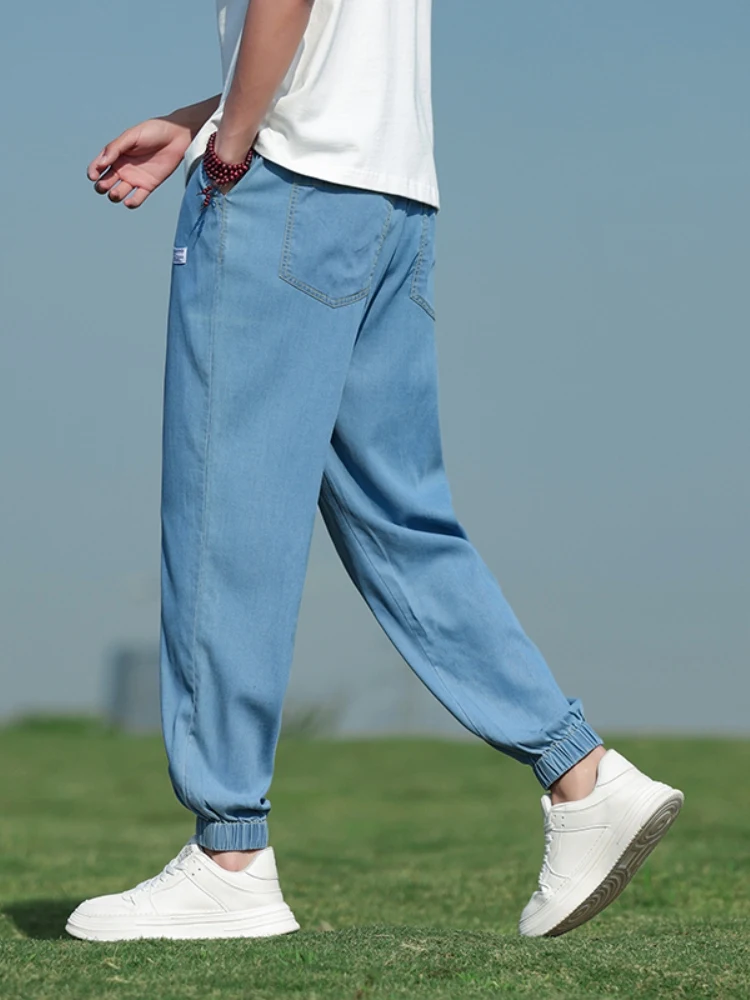 Ice Silk Men's Summer Thin Loose Cuffed Jeans Casual Harajuku Sle Loose Fit Cool Feeling Lightweight Denim Pants
Ice Silk Men's Summer Thin Loose Cuffed Jeans Casual Harajuku Sle Loose Fit Cool Feeling Lightweight Denim Pants