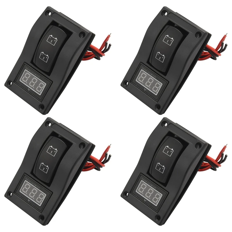 4x12-24V светодиодный Двойная Батарея тестовая панель клавишный переключатель для автомобиля грузовика морской лодки вольтметр 4P ВКЛ-ВЫКЛ-вкл
4x12-24V светодиодный Двойная Батарея тестовая панель клавишный переключатель для автомобиля грузовика морской лодки вольтметр 4P ВКЛ-ВЫКЛ-вкл