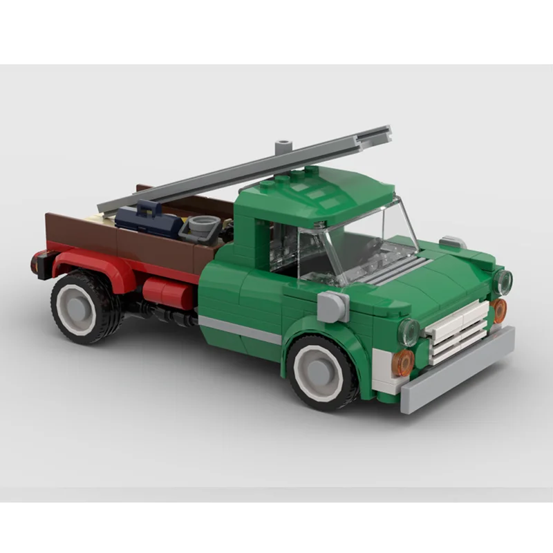 1965 Classic Transit Mk1 Pickup Truck Building Blocks 225 Parts 8 Stud Wide MOC Car Model DIY Assembly Toy Gift
1965 Classic Transit Mk1 Pickup Truck Building Blocks 225 Parts 8 Stud Wide MOC Car Model DIY Assembly Toy Gift