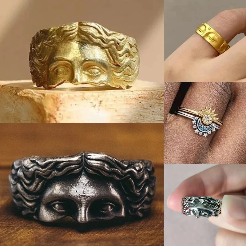 Vintage Gold Color Jesus Half Face Open Ring for Men Women 2023 New Religious Belief Jewelry Pure Copper Finger Rings Bands Gift
Vintage Gold Color Jesus Half Face Open Ring for Men Women 2023 New Religious Belief Jewelry Pure Copper Finger Rings Bands Gift